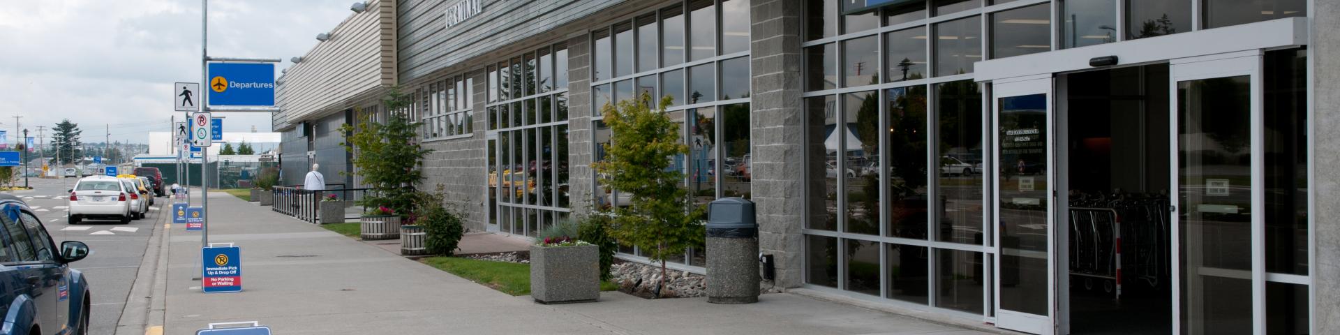 Image of Abbotsford airport entrance